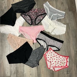 12 pairs of Victoria’s Secret underwear